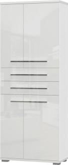 Places of Style Garderobenschrank Piano UV lackiert, hochglänzend, Soft-Close Funktion