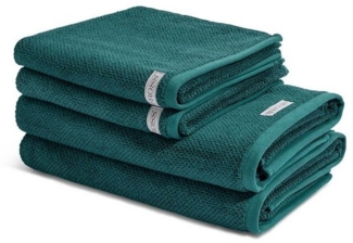 Ross Selection 4 tlg. Frottier-Set - 2 X Handtuch (50 X 100cm), 2 X Duschtuch (70 X 140cm) - 540 g/m2 - Moosgrün