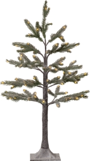 Outdoor Dekobaum Tanne LED-Beleuchtung beschneite Zweige H 90cm