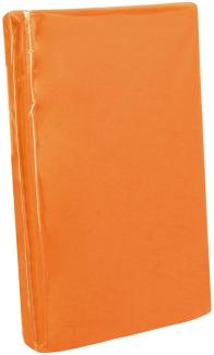 Traumschlaf Zwirn-Jersey Elasthan Spannbetttuch De-Luxe|140x200 - 160x220 cm| mango