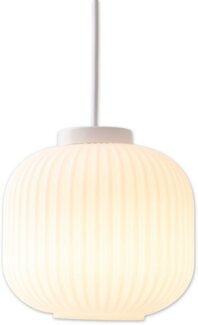 näve Pendelleuchte Geneva, Leuchtmittel wechselbar, Pendelleuchte,Milch-Glas weiß, 1xE27 max. 40W