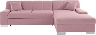 DOMO collection Ecksofa Bero L-Form, wahlweise mit Bettfunktion