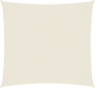 vidaXL Sonnensegel Oxford-Gewebe Quadratisch 4,5x4,5 m Creme 135195