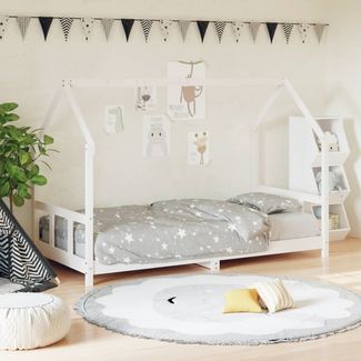 vidaXL Kinderbett Weiß 90x190 cm Massivholz Kiefer 835728