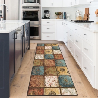 Teppich Läufer rutschfest 60x150 cm Modern Küche Flur Waschbar Böhmen