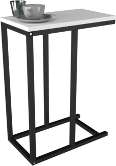 VCM Beistelltisch & Couchtisch Insasi 919067 Weiß H. 63 x B. 26 x T. 46 cm