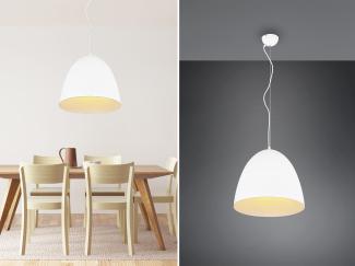 meineWunschleuchte LED Pendelleuchte, Dimmfunktion, LED wechselbar, warmweiß, Industrial Lampe über-n Esstisch einflammig Kochinsel hängend, Ø 40cm