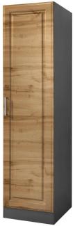 KOCHSTATION Seitenschrank KS-Stockholm hochwertige MDF-Fronten, 50 cm breit, 200 cm hoch, viel Stauraum