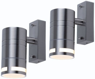 2er Set Wandlampen mit Glas für Ihren Außenbereich VT-7631