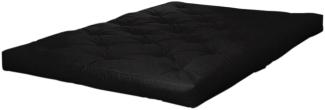 Karup Design Futon Matratze Double Latex mit Knopfsteppung Schwarz 180 x 200 cm