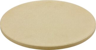RÖSLE VARIO Pizzastein, Hochwertiger Pizzastein aus Cordierit zur Zubereitung von Pizza, Flammkuchen, Brot usw. auf dem Grill oder im Backofen, 30 cm