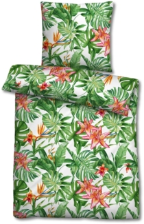 Mikrofaser Seersucker Bettwäsche 155 x 220 + 80 x 80 cm