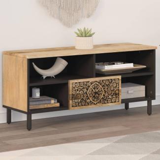 vidaXL TV-Schrank 100x33x46 cm Massivholz Mango 358228