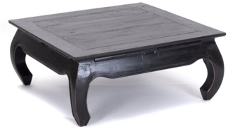 DESIGN DELIGHTS Couchtisch OPIUMTISCH "EAST 80", 80x80x36 cm, Altholz massiv, Beistelltisch