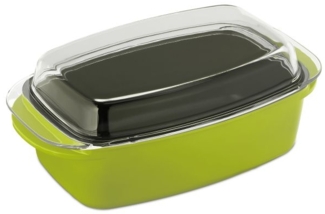 Grüner Bräter mit Glasdeckel 10036930