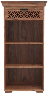 Bücherregal Mira 60x120x45 aus indischem Sheesham-Massivholz