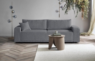 Beautysofa Schlafsofa PRIMO, Die Lieferung gilt für die Einbringung in dir Wohnung, modernes Design Sofa, Wellenfedern, Schlaffunktion, Bettkasten, breite Armlehnen