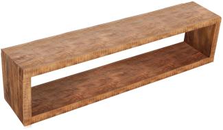 Wandregal 80 x 20 x 15 cm Mangoholz Regal Wand Wohnzimmer Esszimmer Neu