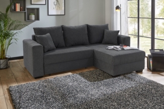 Jockenhöfer Gruppe Ecksofa Elmau, L-Form, Breite 235cm, inkl. Bettfunktion, Bettkasten, Ottomane links/rechts montierbar