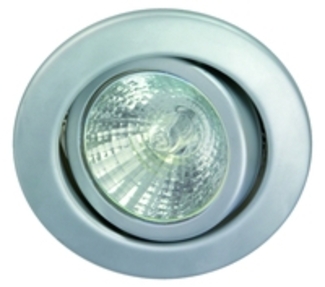 rutec Licht Deckeneinbaustrahler schwenkbar GU5,3 chrom matt