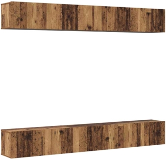 vidaXL TV-Schrank-Set 6 pcs Altholz 80 x 30 x 30 cm Holzwerkstoff 3393474