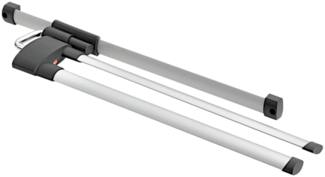 Hailo Secco Alu Line Handtuchhalter ausziehbar Aluminium 2-armig Handtuchstange