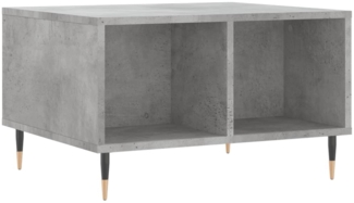vidaXL Couchtisch Betongrau 60x50x36,5 cm Holzwerkstoff 830536