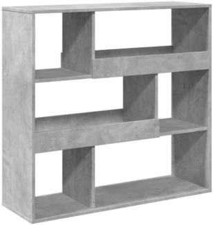 vidaXL Bücherregal/Raumteiler Betongrau 100x33x94,5 cm 854439