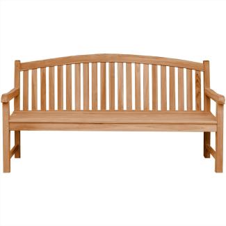 Gartenbank Bari Teak Massivholz - Breite: XXL extra stark 180 cm