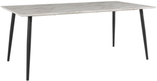 loft24 Esstisch Manny, moderne Marmoroptik, FSC®-zertifiziert, 120 cm Breite