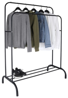 Kleiderständer 2 Stangen und Ablage 10051729_46