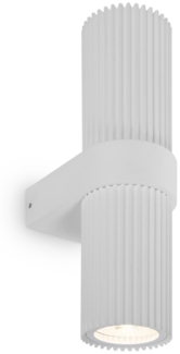 Maytoni Wandleuchte Dynamics, Mattes Weiß, 2 flg, 50 W, 10,6 x 6 x 23 cm (LxBxH)