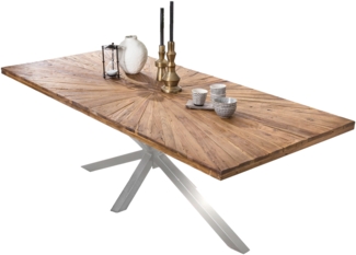 Tisch 200x100 Teak Holztisch Esstisch Küchentisch Wohnzimmertisch Speisetisch