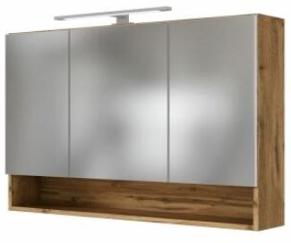 Held Livorno 3D Spiegelschrank 100 cm wotaneiche, BxHxT: 100x64x20 cm