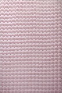 Hochflor Teppich Alessandro rechteckig - 120x170 cm - Rosa