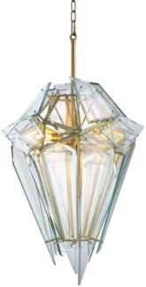 Casa Padrino Luxus Kronleuchter Gold Ø 47 x H. 97 cm - Designermöbel