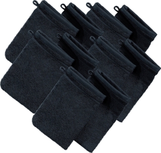 Erwin Müller Waschhandschuh Waschhandschuh "Heidelberg" 10er-Pack, Frottier (10-St), Walk-Frottier Uni