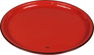 Teller Speiseteller Essteller Groß Ø27cm Geschirr Retro Cabanaz rot 1201500