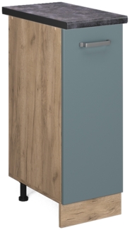 Apothekerschrank R-Line Blau-Grau 30 cm , AP Anthrazit Vicco