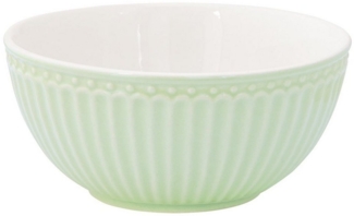 Greengate Schale Alice Müslischale pale green 14 cm, Stoneware, (Schüsseln & Schalen)