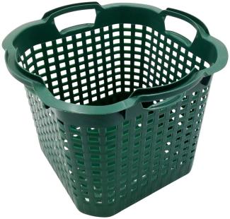 Buri Universalkorb, Wäschekorb grün, 54x51x31 cm
