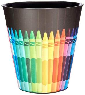 Papierkorb Bunt Bleistifte Kunststoff (10 L) (24 Stück)
