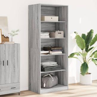 vidaXL Kleiderschrank Grau Sonoma 80x50x200 cm Holzwerkstoff 3307725