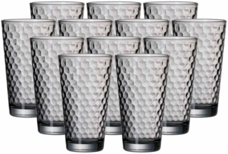 Ritzenhoff & Breker Favo Longdrinkglas 400 ml grau 12er Set - DS
