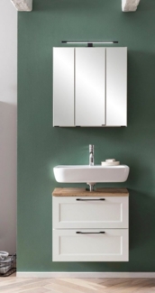 welltime Badmöbel-Set Lana, (Komplett-Set, 2-St), Badezimmer-Set, 2-teilig, 60 cm breit