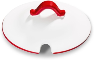 Gmundner Keramik Rubinroter Rand, Oberteil Suppentopf