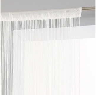 Home-trends24. de Fadenvorhang Türvorhang Fadenvorhang Vorhang Türvorhang Gardine Insektenschutz, Stangendurchzug, halbtransparent
