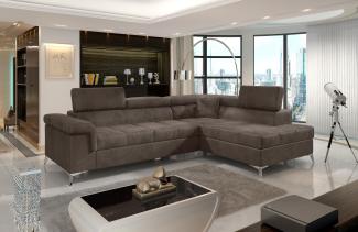 Wohnideebilder Eridano Braun Couchgarnitur ERI_06