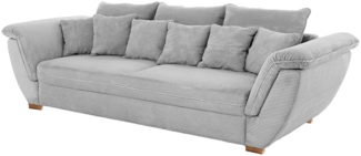 Big Sofa Chiemsee / Cannes , Stoff , Grau , 290 x 93 x 125 cm