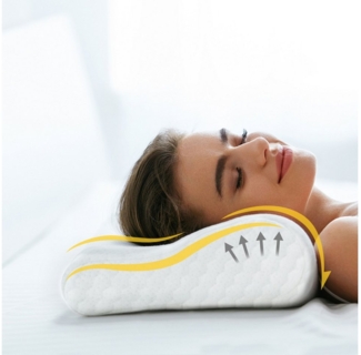 Träumschön Nackenkissen Orthopädisches Nackenstützkissen - Visko Mineralschaum, 1-tlg, Füllung: Viscoschaum, Seitenschläfer, Rückenschläfer, Comfort, allergikerfreundlich - anti-Schnarch - ergonomisches Kissen - waschbar